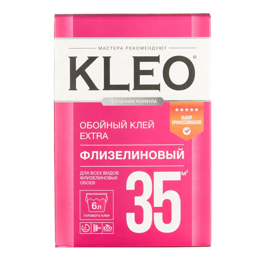 Клей обойный KLEO Extra, флизелиновый, 35 м²