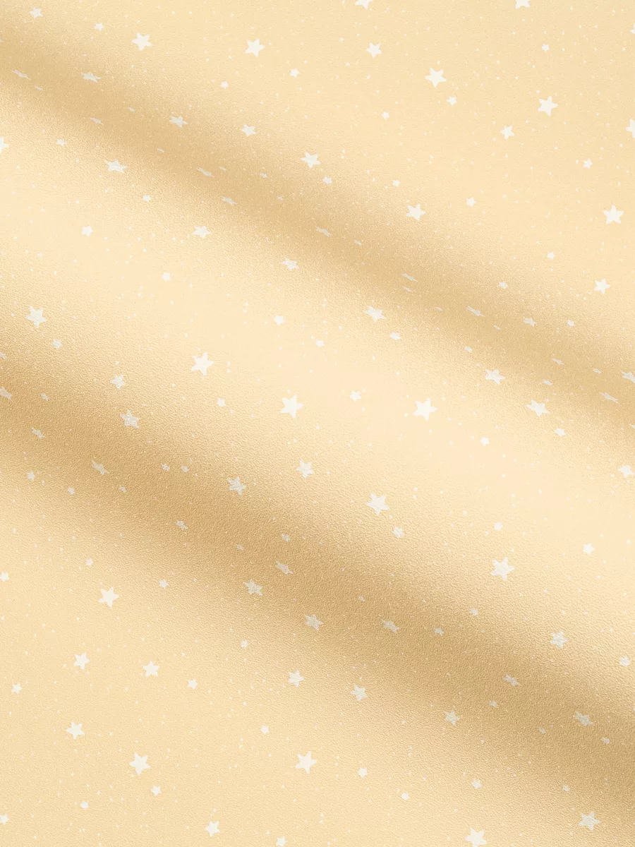 Желтые Обои в детскую светящиеся звезды рулон 11,2 3